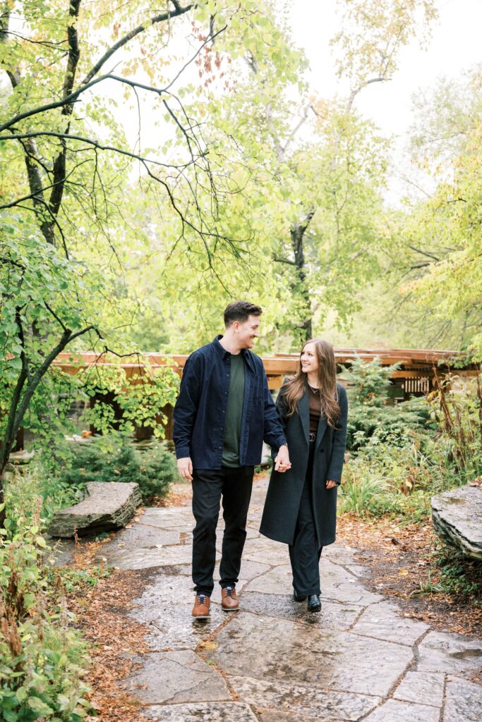 Alfred Caldwell Lily Pool Proposal in Lincoln Park, Photographed by Danielle Heinson Photography