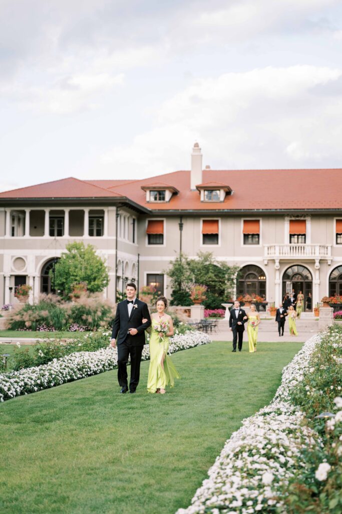 fashion-forward Armour House wedding