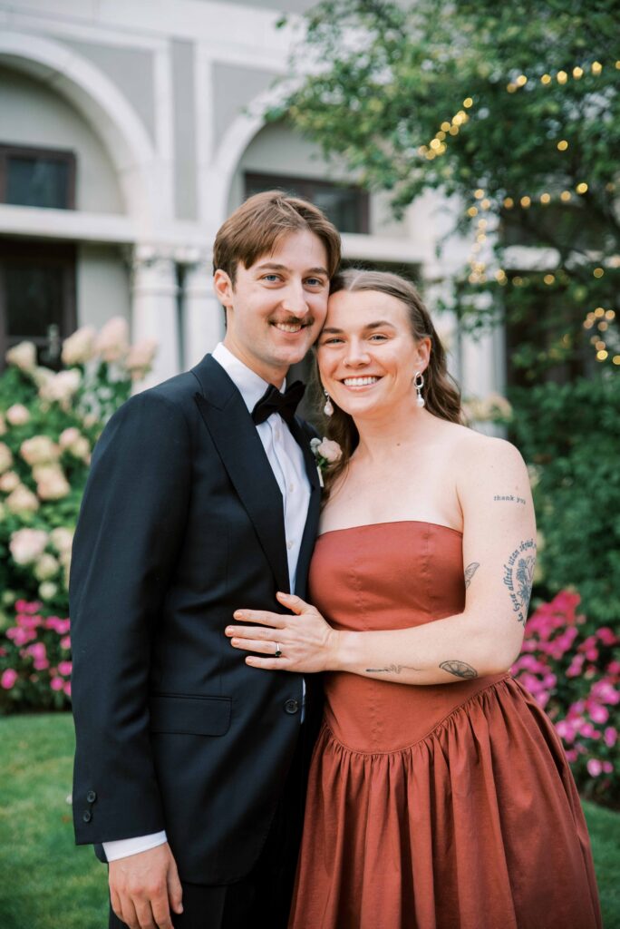 fashion-forward Armour House wedding
