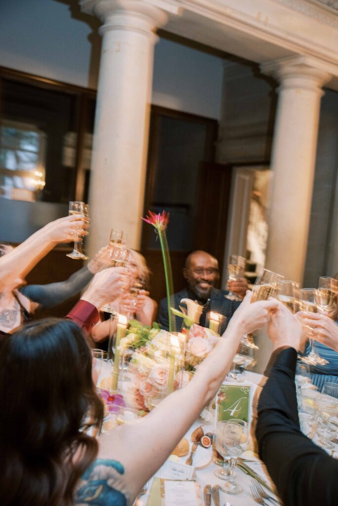 fashion-forward Armour House wedding