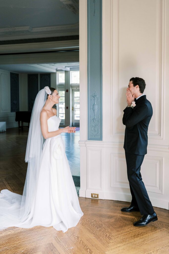 fashion-forward Armour House wedding