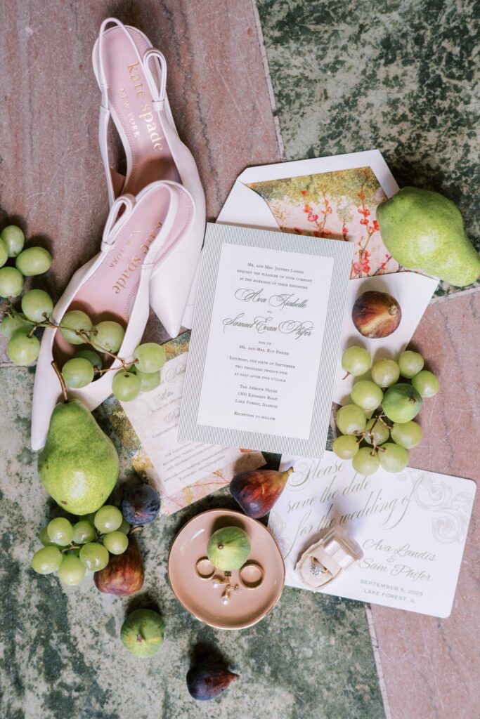 still life wedding detail shots
