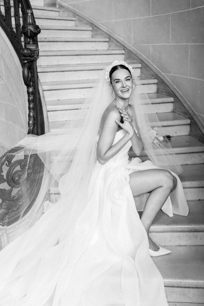 fashion-forward Armour House wedding