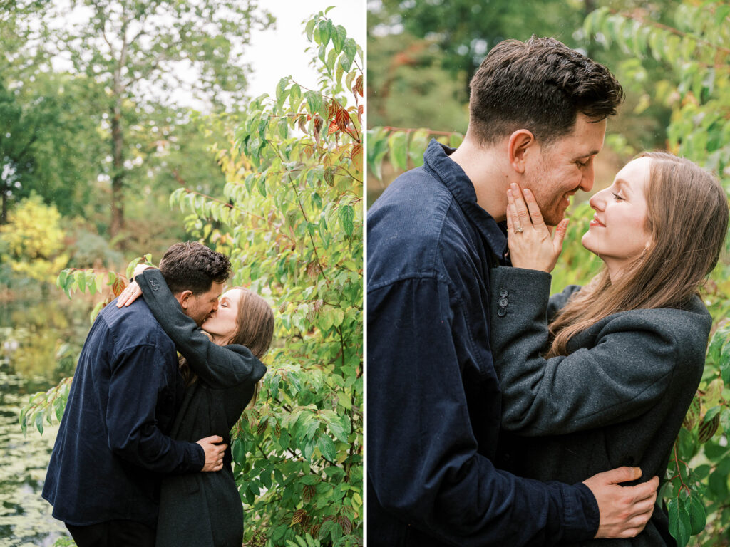 Alfred Caldwell Lily Pool Proposal in Lincoln Park, Photographed by Danielle Heinson Photography