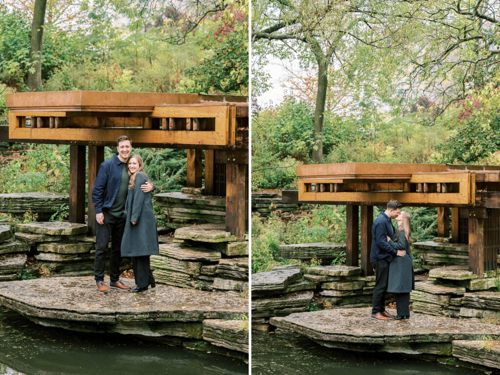 Alfred Caldwell Lily Pool Proposal in Lincoln Park, Photographed by Danielle Heinson Photography