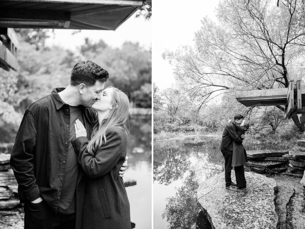 Alfred Caldwell Lily Pool Proposal in Lincoln Park, Photographed by Danielle Heinson Photography