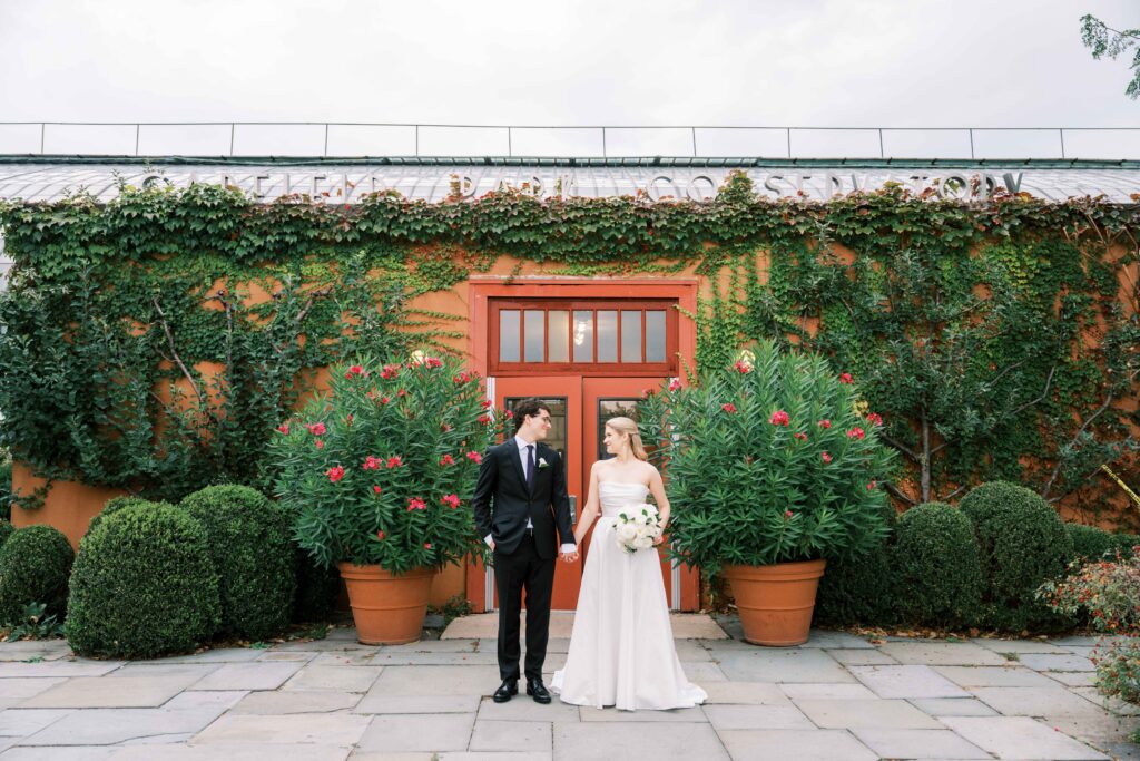Garfield Conservatory wedding portraits by Danielle Heinson