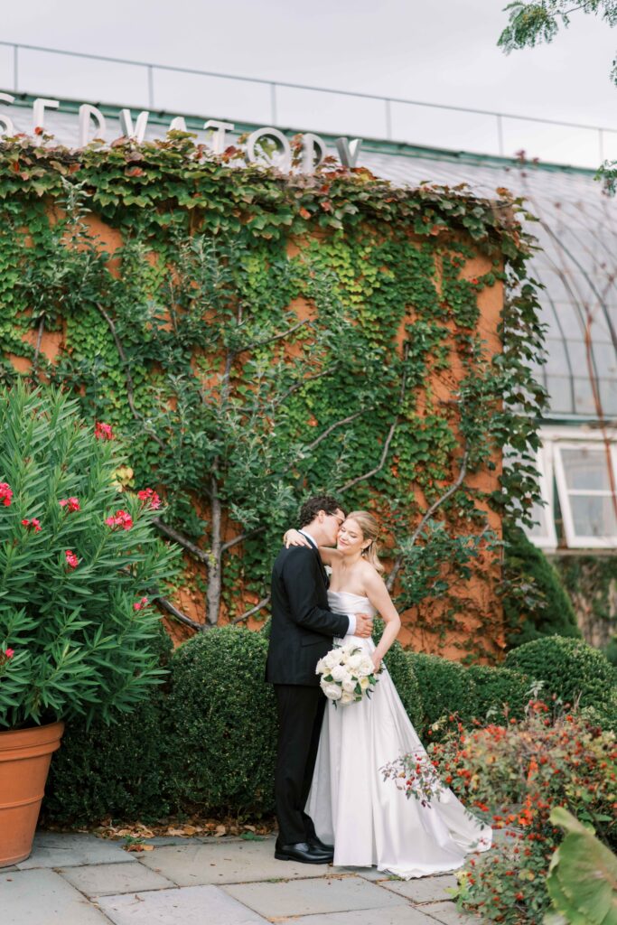 Garfield Conservatory wedding portraits by Danielle Heinson