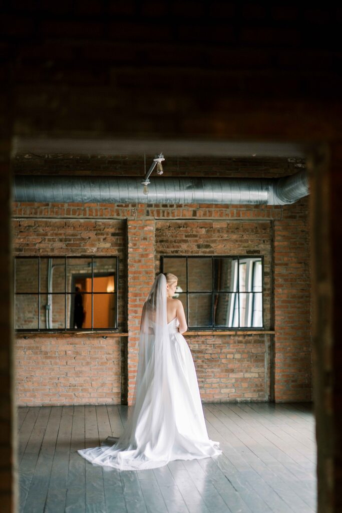bridal portraits at The Fairlie, Chicago