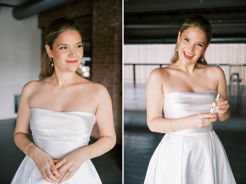 bridal getting ready poses