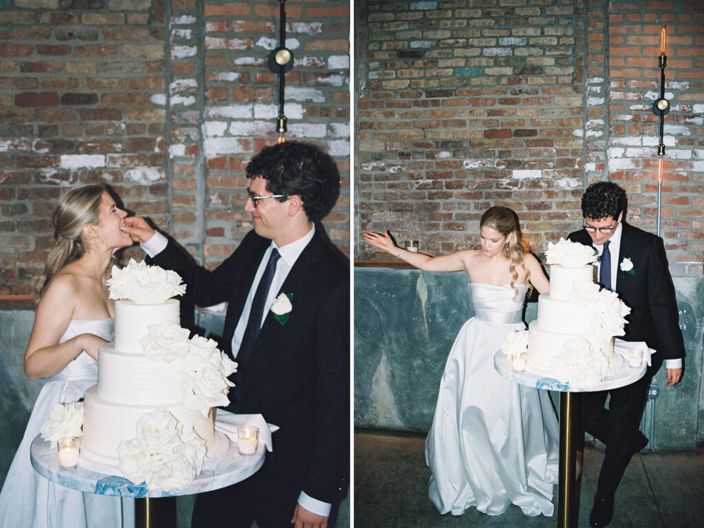 funny wedding cake cutting pictures