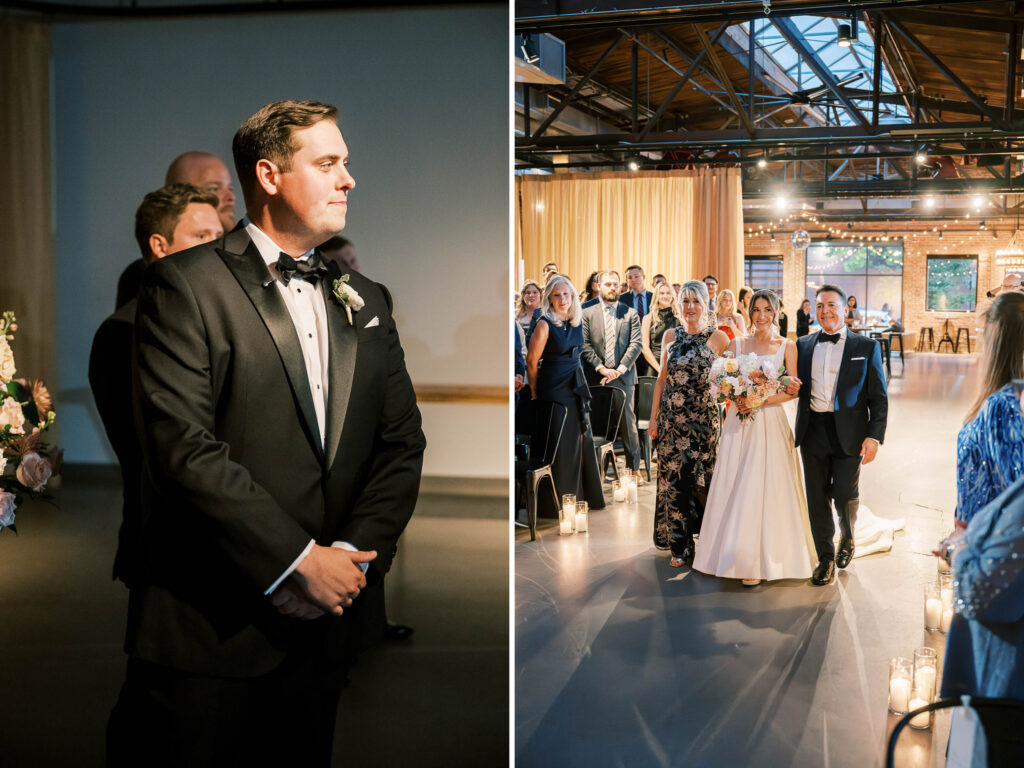 intimate wedding at Ovation Chicago photographed by Danielle Heinson Photography